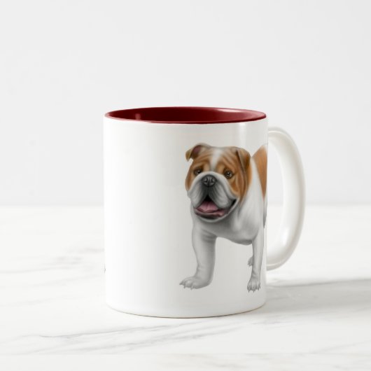 Engelse Bulldog Mok (Voorkant rechts)