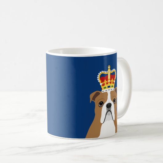 Engelse Bulldog Mokken (Voorkant rechts)