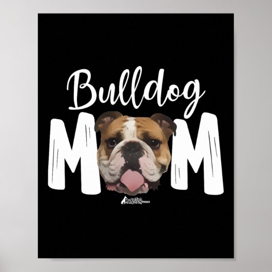 Engelse Bulldog Mom Top Poster (Voorkant)