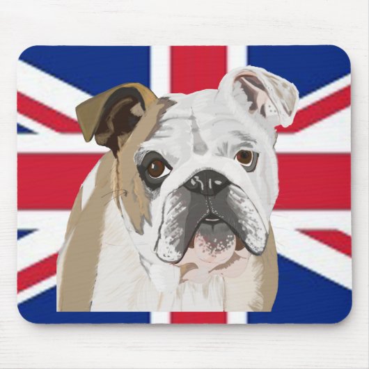 Engelse Bulldog Muismat (Voorkant)