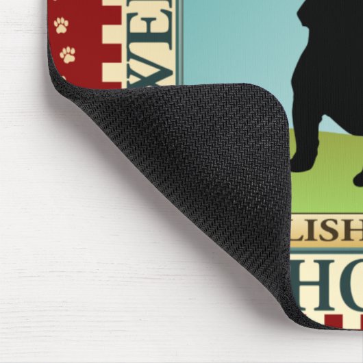 Engelse Bulldog Muismat (Hoek)