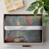 Engelse Bulldog muzikant spelen gitaar - Tissuepapier (Geschenk)