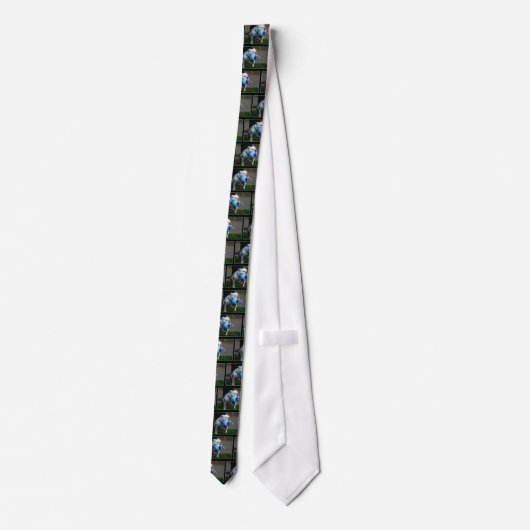 Engelse Bulldog necktie Stropdas (Achterkant)