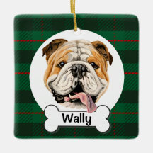 Engelse Bulldog Ornament