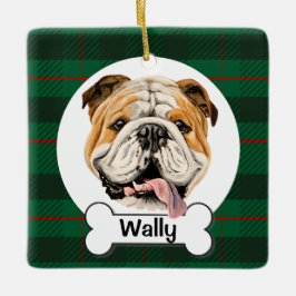 Engelse Bulldog Ornament