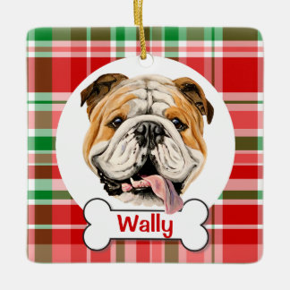 Engelse Bulldog Ornament