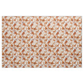 ENGELSE BULLDOG Painterly Waterverf Dog Patroon Stof (Yard (91,4 cm))