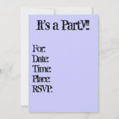 Engelse Bulldog Party-uitnodigingen Kaart (Achterkant)