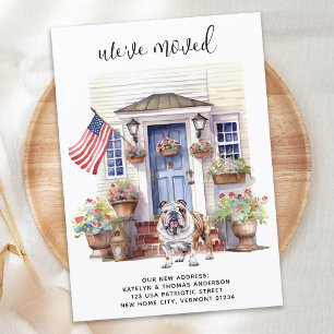 Engelse Bulldog Patriottische Gepersonaliseerde Ho Aankondiging