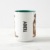 Engelse Bulldog Personalized Mug Mok (Midden)