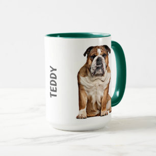 Engelse Bulldog Personalized Mug Mok
