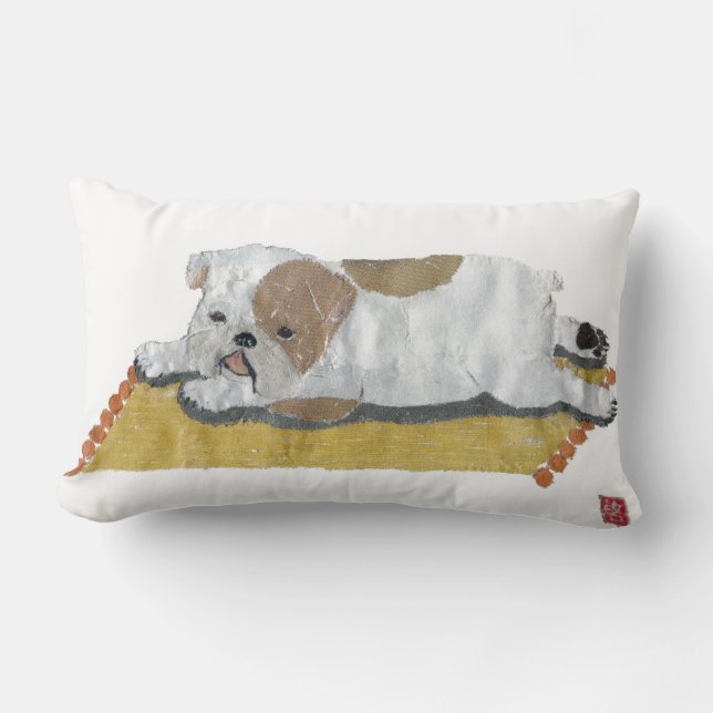 Engelse Bulldog Pillow Kussen (Voorkant)