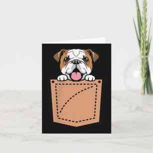 Engelse Bulldog Pocket Dog Kaart
