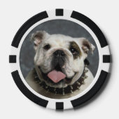 Engelse Bulldog Poker Chips (Voorkant)