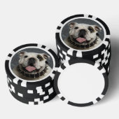 Engelse Bulldog Poker Chips (Opstapeling)