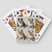 Engelse Bulldog Pokerkaarten (Achterkant)