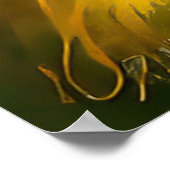 Engelse Bulldog Portrait Impressionist Style Poster (Hoek)