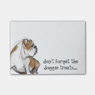 Engelse Bulldog Post-it® Notes