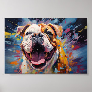 Engelse Bulldog Poster