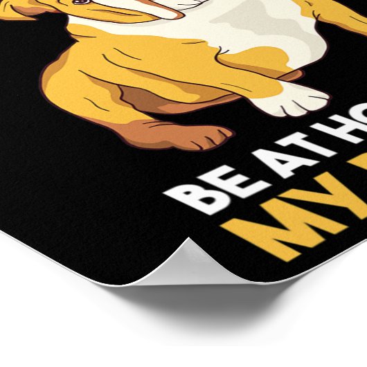 Engelse Bulldog Poster (Hoek)