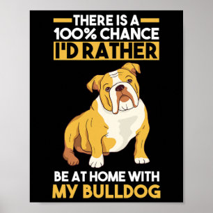 Engelse Bulldog Poster