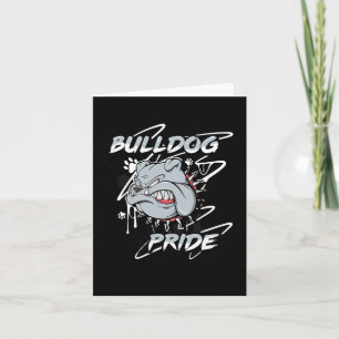 Engelse Bulldog Pride Loyalty School Spirit Kaart