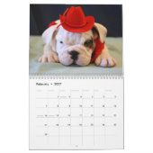 Engelse Bulldog Puppies 2013 Agenda Kalender (Feb 2027)