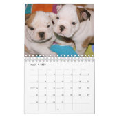 Engelse Bulldog Puppies 2017 Agenda Kalender (Mar 2027)