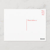 Engelse Bulldog Puppy Dog Blank Briefkaart (Achterkant)