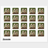 Engelse Bulldog Puppy Dog Love Sticker / zeehond (Vel)
