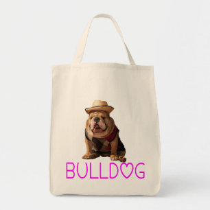 Engelse Bulldog Puppy Hond Tote Tas