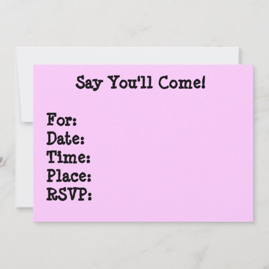 Engelse bulldog Puppy Invitations Kaart (Achterkant)