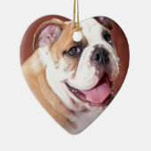 Engelse bulldog Puppy Keramisch Ornament (Rechts)