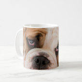 Engelse bulldog puppy koffiemok (Voorkant links)