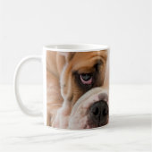 Engelse bulldog puppy koffiemok (Links)