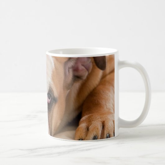 Engelse bulldog puppy koffiemok (Rechts)