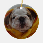 Engelse Bulldog Puppy Ornament (Voorkant)