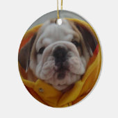 Engelse Bulldog Puppy Ornament (Links)
