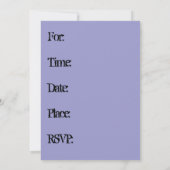 Engelse Bulldog Puppy Party Invitation Birthday an Kaart (Achterkant)