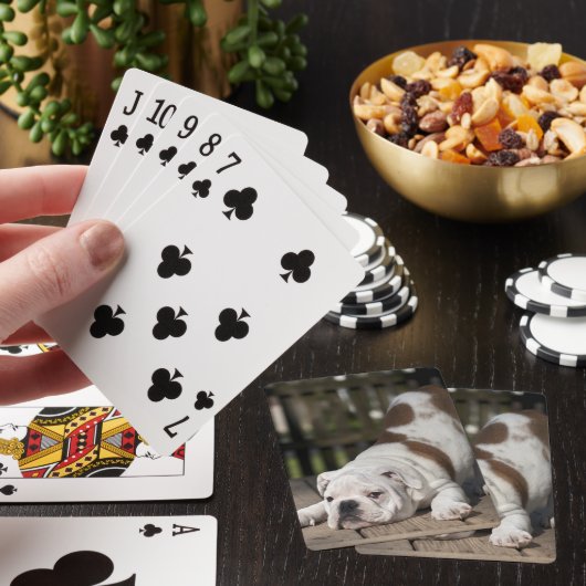 Engelse bulldog Puppy Speelkaarten (Insitu)