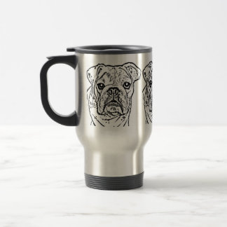 Engelse bulldog reismoug reisbeker