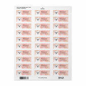 Engelse Bulldog Retouradreslabels Etiket (Full Sheet)