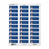 Engelse Bulldog Return-adreslabels Etiket (Full Sheet)