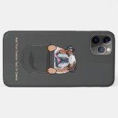 Engelse bulldog schattig hond papa hond mam Case-Mate iPhone case (Achterkant (horizontaal))