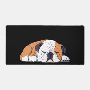 Engelse Bulldog Schattig Leuk Dier Slaapkalm Bureaumat