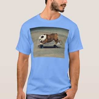Engelse Bulldog Skateboarding T-shirt