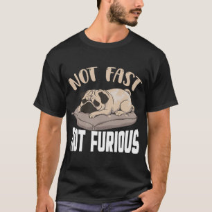 Engelse Bulldog Slapen Niet Snel Niet Furieus Leuk T-shirt