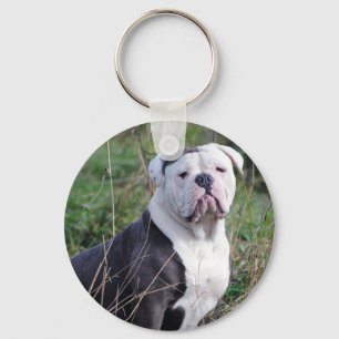 Engelse Bulldog Sleutelhanger