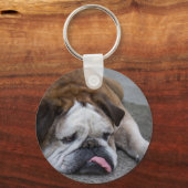 Engelse bulldog sleutelhanger (Voorkant)