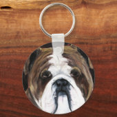 Engelse bulldog Sleutelhanger (Voorkant)